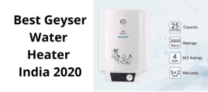 Read more about the article Best Geyser Water Heater India 2021