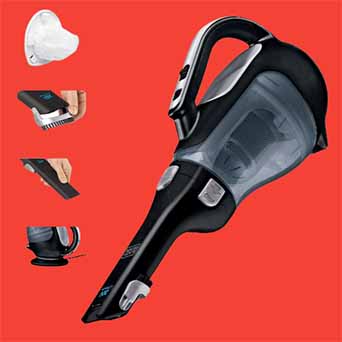 Black and Decker handheld cordless vacuum cleaner