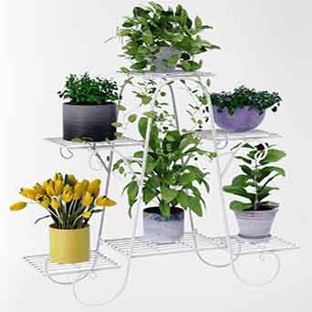Kundi 6-Tier Flower Pot Stands For Balcony
